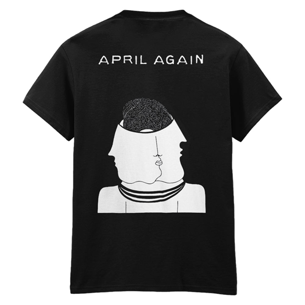 April Again Faces T-shirt